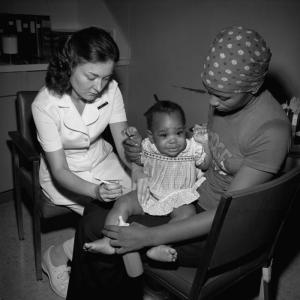 IM Vaccination, 1977. CDC Public Health Image Library. Common domain.